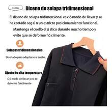 TendenciaSuéter Casual De Punto Con Botones Y Cuello Tipo Para HombreCalidad premium - Azul Marino - Ver 5