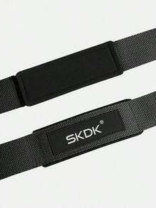 SKDK 1 Pair Adjustable Weight Lifting Wrist Straps Bodybuilding Powerlifting Strength Training Deadlifts Straps Gym Accessories MODJ - 黑色 - 查看 6