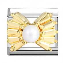 1pc Silver Sweet Luxury Modular Bracelet Charm, Heart, Butterfly, Cherry, Ocean Life Elements, DIY Jewelry Supplies