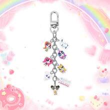 1个KPOP BTS Skz EN V Jimin J-Hope RM Jin钥匙扣/吊坠，适用于衣服、包包、车钥匙 - 创意可爱派对装饰，是圣诞节、情人节、生日礼物的理想之选