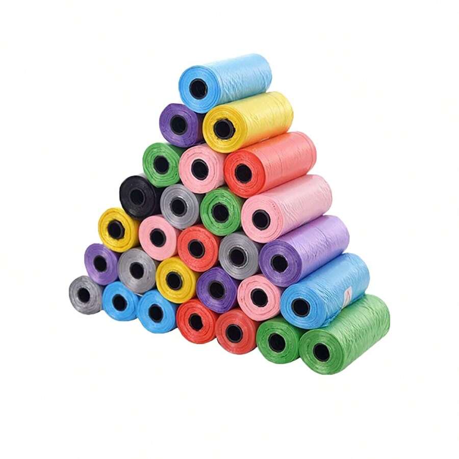 1 Pack Of 10 Rolls, Random Colors, Pet Waste Bags, Dog Poop Bags