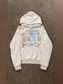 Y2K Streetwear Hoodie Loose Hooded Sweater Women's Sports Casual Long Sleeves 2026 New - 1 - 查看 1