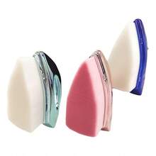 TendenciaBrocha Plana Con Tapa Para Maquillaje Forma Plancha ContornoCalidad premium - Verde - Ver 8