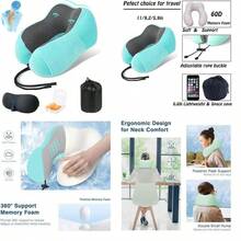 Leg Positioner Pillows - Light Blue - View 1