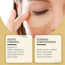 JAYSUING Parches Oculares de Colágeno con Partículas de Oro - 60 unidades.Mascarillas para la cara Tratamiento Intensivo para Reducir Ojeras, Hinchazón y Líneas de Expresión. Hidratación Profunda, Efecto Lifting y Piel Firme. Textura Suave y Adecuada para Todo Tipo de Piel. - Collagen - Ver 4