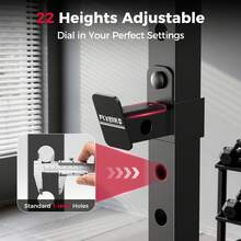 FLYBIRD Squat Rack With Pull-Up Bar, Adjustable Multi-Functional Power Rack, Home Gym Equipment - 預設 - 查看 5