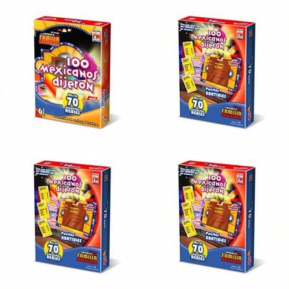 Fotorama 100 Mexicanos Viaje Juego de MesaDiversión infantil, juegos felices, imprescindibles para los niños