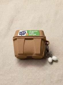 1pc Bluetooth Earphone Protective Case, Egg Carton Shaped Design, Compatible With Apple 1/2/3/4, Pro/Pro2