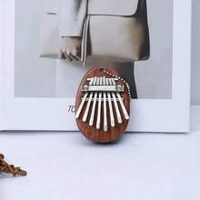 Kalimba de 8 notas de alta calidad: Piano de dedo, adecuado para fiestas y regalos, para mayores de 14 años, mini piano de pulgar de madera maciza de 8 notas Kalimba de 5 dedos, instrumento de piano de dedo portátil para principiantes - Multicolor - Ver 5