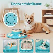 3-In-1 Juguetes de Rompecabezas para Perros Juguetes Interactivos para Perros con 2 Pelota Mascotas Ompecabezas Comida para Mascotas Alimentador Lento para Entrenamiento de Coeficiente Intelectual - como en la foto - Ver 5