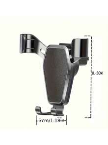 Universal Gravity Car Air Vent Phone Holder 1-Second Auto Locking Anti-Shake Anti-Vibration Non-Slip Pad Portable Easy Install Mount For Most Smartphones Car Interior Accessories - C5-car Triangular Phone Holder - View 8