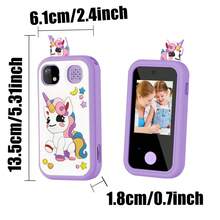 3-12 Years Old Girls' Elegant Smart Phone Toy, Smooth Touch Screen, Dual Cameras, Entertaining Music Player And Learning Toy, Supports 32GB Memory Card, Ideal Christmas And Birthday Gift - Multicolor - View 10