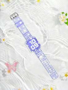 Glitter Clear Purple