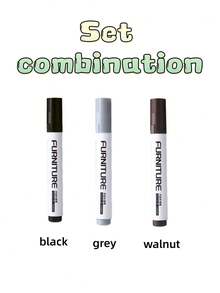 Low Odor Furniture Repair Paint Markers, Suitable For Wood And Metal, Multi-Color Scratch Repair Kit, Meets Your Different Needs, Can Repair Scratches On Cabinets, Doors, Sofas, Tables And Chairs, Wooden Cabinets, Floors, Car Interiors, Bags, Quick-Drying. - Combo Set Of 3pcs - View 14