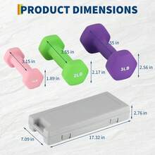 Hodeffior Dumbbell - 1+2+3 Lbs With Grey Box - View 2