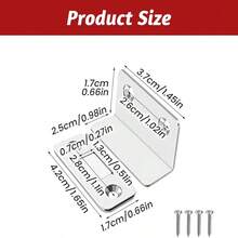 Cupboard Door Magnets 3/5 Pcs Kitchen Cabinet Door Magnets Magnetic Catches For Cupboards With Mounting Screws Soft Close Magnetic Damper Door Catch Release - Black - View 2