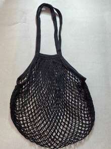 1个通用摩托车车把挂包，弹性大容量网袋，适合旅行和购物