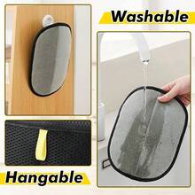 1pc Reusable Anti-Static Pet Grooming Glove, Double-Sided Design, Easy To Remove Pet Hair From Carpets, Sofas, Pet Beds, Cat Trees, Furniture, Clothes, And Bedding - Multicolor - View 9