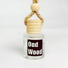 Long-Lasting Hanging Car Air Freshener - [Natural Essential Oil] Diffuser,Freshness For Auto, Home & Office - oud wood - 查看 3
