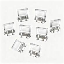 8pcs Shorten The Pants Legs With Invisible Fixing Clips, Prevent Dragging At The Bottom Of The Pants Legs, Hide The Buckle Leg Closure Device Without Seams, Prevent Pants Legs From Dragging The Floor, Suitable For Jeans And Pants, Waterproof, Portable, Wear-Resistant - trong suốt - Xem 11