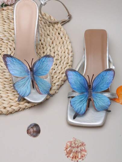 2 piezas Accesorios DIY desmontables, decoración de mariposa elegante y de moda para tacones altos, sandalias, zapatos - Disponible en blanco, rosa, albaricoque, plateado, negro - Adecuado para zapatos de novia, boda, cita, fiesta, playa, viaje