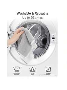 Reusable Microfiber Kitchen Cleaning Cloth Rolls - 20 Sheets Per Pack, 20x20 Cm (7.9x7.9 Inches), Perforated, Super Absorbent, Scratch-Resistant, Machine Washable. Multi-Purpose Cleaning Cloths Suitable For Home, Kitchen, Dining Room, And Car Detailing.