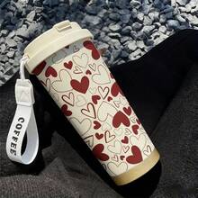 1pc, 530ML Cup , There Are Many Different Styles To Choose From Stylish And Personalized, It Has A Rope Handle For Portability, Suitable For Home, Office, And Daily Travel. Portable Can Hold Both Hot And Cold Beverages. - Multicolor - View 16