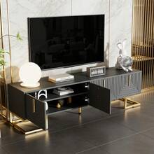 Television Stands & Entertainment Centers - Grey + Particle Board + 70-79 Inches - View 1