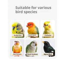 Bird Nest Warmth Parrot Nest Winter Bird Nest Thick Cotton Fleece Flannel Bird Cage Hanging Breeding Nest Small Pet Keep Warm - Multicolor - View 6