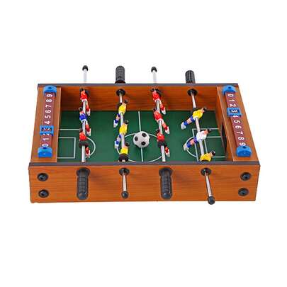 Futbolín de madera de 12 mm, juego de fútbol de mesa para 2 a 4 personas, juguetes para padres e hijos