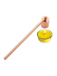 1个蜡烛芯熄灭器，钟形蜡烛熄灭器，蜡烛制作香薰蜡烛台配件，多色工艺家居装饰 - 彩色 - 查看 12