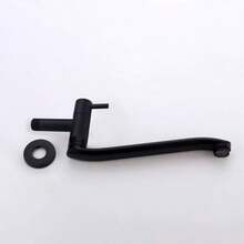 Grifos de Lavabo de Bao Montados en la Pared Grifo Moderno Para Balcn Fregadero de Bao Fregona Grifo de Rotacin Extendida Para Piscina, Negro Mate - como se muestra en la figura - Ver 8