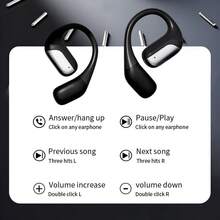 Acer 宏碁 OHR545 无线蓝牙耳机，耳挂式设计，带显示屏，配备充电盒，支持降噪和杜比音效，佩戴舒适，适合运动、跑步、骑行，兼容智能手机和平板电脑，是理想的礼物之选。 - 均碼 - 查看 13