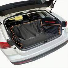 Heavy-Duty Non-Slip Car Dog Seat & Trunk Mat - Durable Kennel Pad Suitable For Cars, SUVs, Trucks - Back Seat & Cargo Area For Dogs During Travel - đen - Xem 6