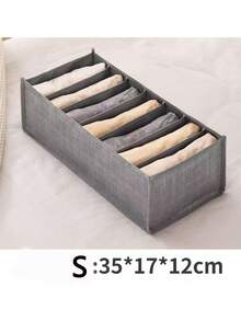 1个7/9格可折叠收纳袋，多功能衣柜整理袋，带提手，网状袋 - 灰色 - 查看 14