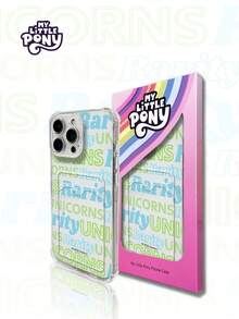 MY LITTLE PONY Official Authorized Card Holder Phone Case Compatible With Apple 17, 17 Air, 17 Pro, 17 Pro Max, Scratch-Resistant, Anti-Slip, Shock-Proof, Suitable Compatible With Apple 11, 12, 13, 14, 15, 15 Pro Max, 16 Pro, 16 Pro Max, X, XR, XS Max - Clear - View 2