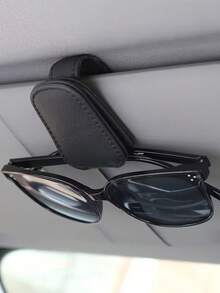 1 pieza Clip universal para gafas de sol en visera de coche, material de PVC, marco para gafas de coche, accesorio interior de coche, soporte para guardar gafas, enfriamiento con luz solar, clip para gafas de sol de coche, clip para gafas, clip para gafas de coche - Multicolor - Ver 11