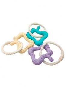 Pet Dog Chew Toy, 5-Pointed Star Shaped Rubber Teething Toy, Stress Relief Toy For Dogs