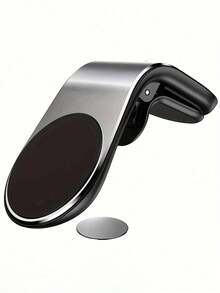 Magnetic Car Air Vent Phone Holder, L-Shaped Design, Suitable For Navigation - Multicolor - View 7