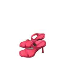 Zapatillas de tacón alto negras para mujeres, verano 2025, nuevo estilo, sandalias de tacón de aguja versátiles de alta gama estilo francés - Negro - Ver 6