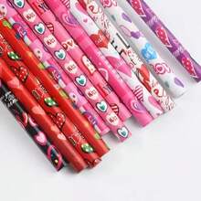 12支圣诞主题HB铅笔，专为小学生设计，包含圣诞节、情人节、万圣节和复活节图案。12色彩虹卡通铅笔——时尚、简约、实用、耐用。 - 彩色 - 查看 5