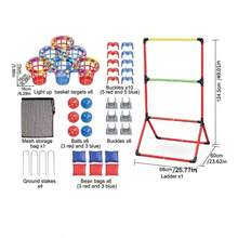 Interactive Kids Basketball Game Set With LED Lights – Indoor Outdoor Portable Hoop For Backyard & Family Fun, Dual Team Play, Easy Assembly – Perfect Christmas Gift, Birthday Party Game & Summer Outdoor Toy For Boys And Girls Ages 3-8 - Multicolor - View 7