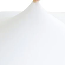 Cocktail Fitted Spandex Stretch Small Square Table Cover - Elastic Tablecloth For Side Accent, End, Beside Tables 24x24 Inch, White,24inchx24inch(Square),White - Trắng - Xem 5