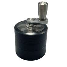 1个黑色扁平研磨器，手动便携式研磨器 - 彩色 - 查看 8