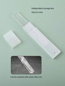 6pcs Glass Nail File Set With Storage Box, Nail Care Tools For Shaping, Buffing And Polishing Nails - Multicolor - View 4