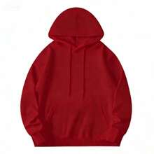 Vintage Sport Teams Collection Unisex Crewneck Black Hoodie, Graphic Team Collection Hoodie, Gift For Fans-New Arrivals For Autumn/Winter: Unisex Relaxed-Fit Cotton-Blend Long-Sleeve Hooded Sweatshirt - 紅色 - 查看 13