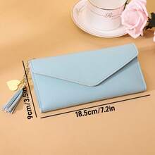 Customized Heart-Shaped Tassel Wallet, Personalized Text Ladies Card Holder, Bridesmaid Gift, Newlywed Gift, Perfect Gift For Girlfriend, Colorful, Cute, Charming, Fun, Kawaii