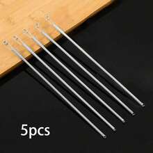 5pcs/1pc Spring-Loaded Elastic Drawstring Replacement Tool | 2-In-1 Waistband Inserter, Suitable For Pants, Hoodies And Skirts | Home Essential Set With Belt Threader, No-Sew DIY Helper | Women's Christmas Gift (Steel Spring, Bendable Guiding Head) - Multicolor - View 10