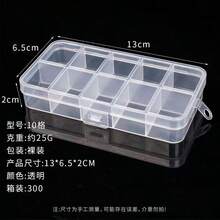 1个28格首饰盒，透明塑料耳环耳钉戒指收纳整理盒，房间装饰 - 彩色 - 查看 15