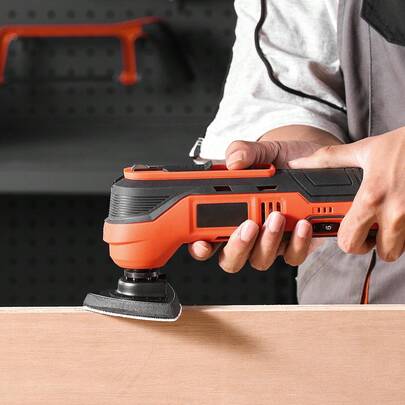 Cordless Oscillating Tool, 12V Multitool Oscillating Saw Tool With 6 Variable Speeds 6000 - 17500 OPM, 3.2° Oscillation Angle, 2.0Ah Battery Pack & Charger, 8PCS Saw Accessories & LED Work Light